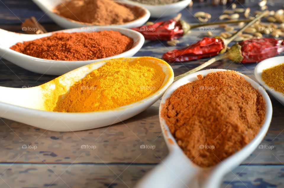 various types of spices all around the world