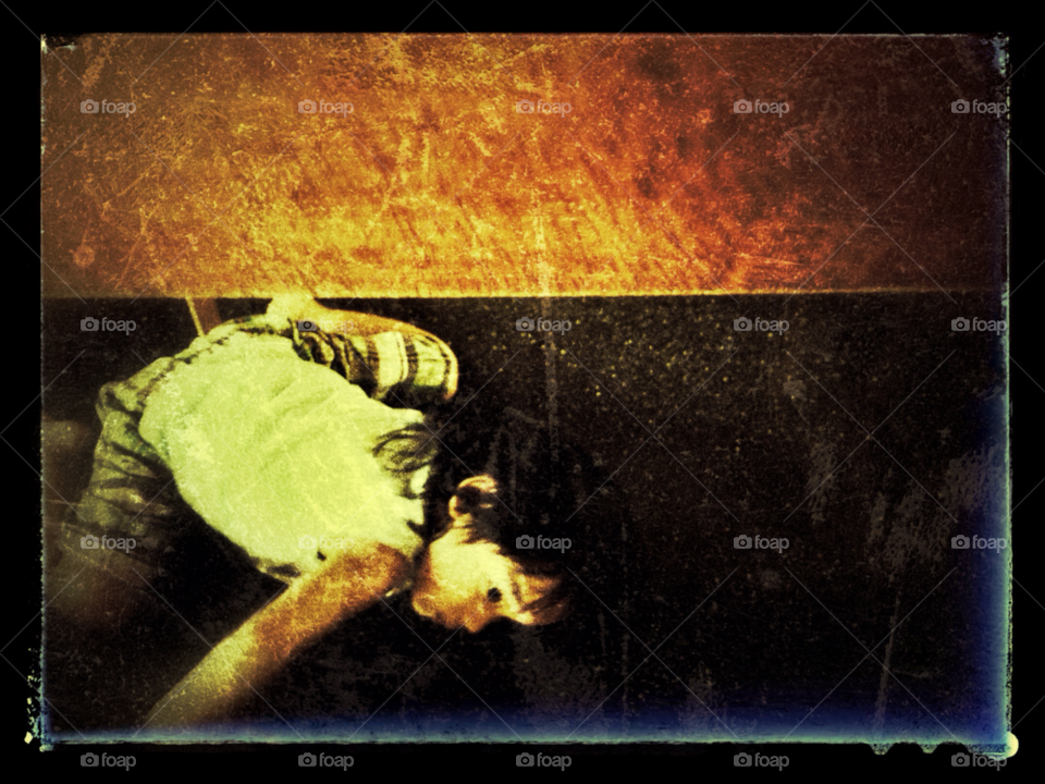 table abstract boy iphone by trist9