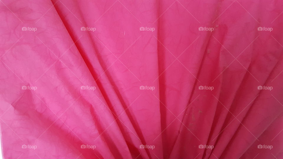 A pink decoration