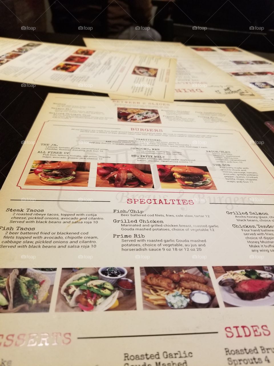 Menus