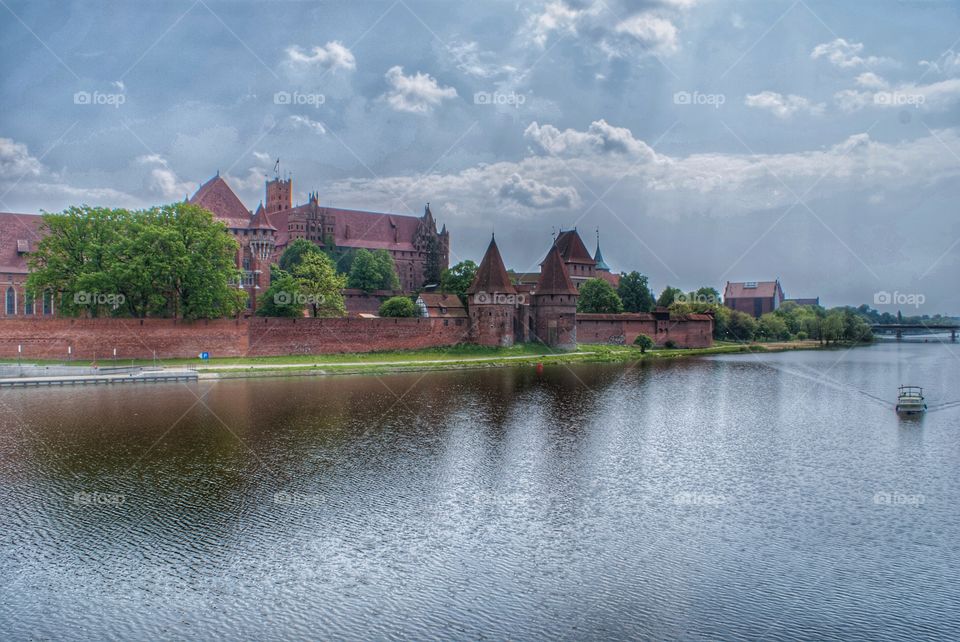 Teutonic castle in Malbork, Poland