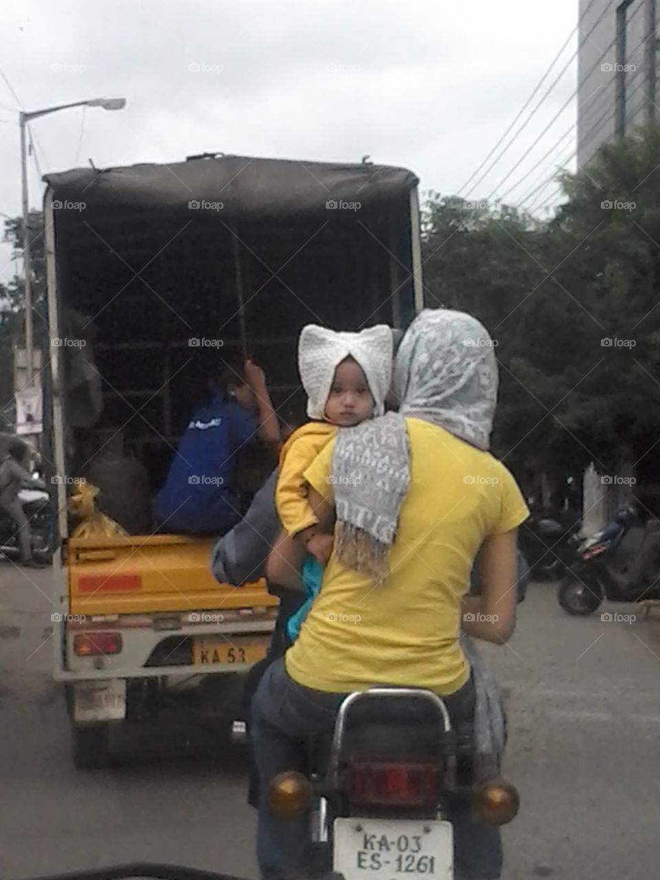 India traffic...