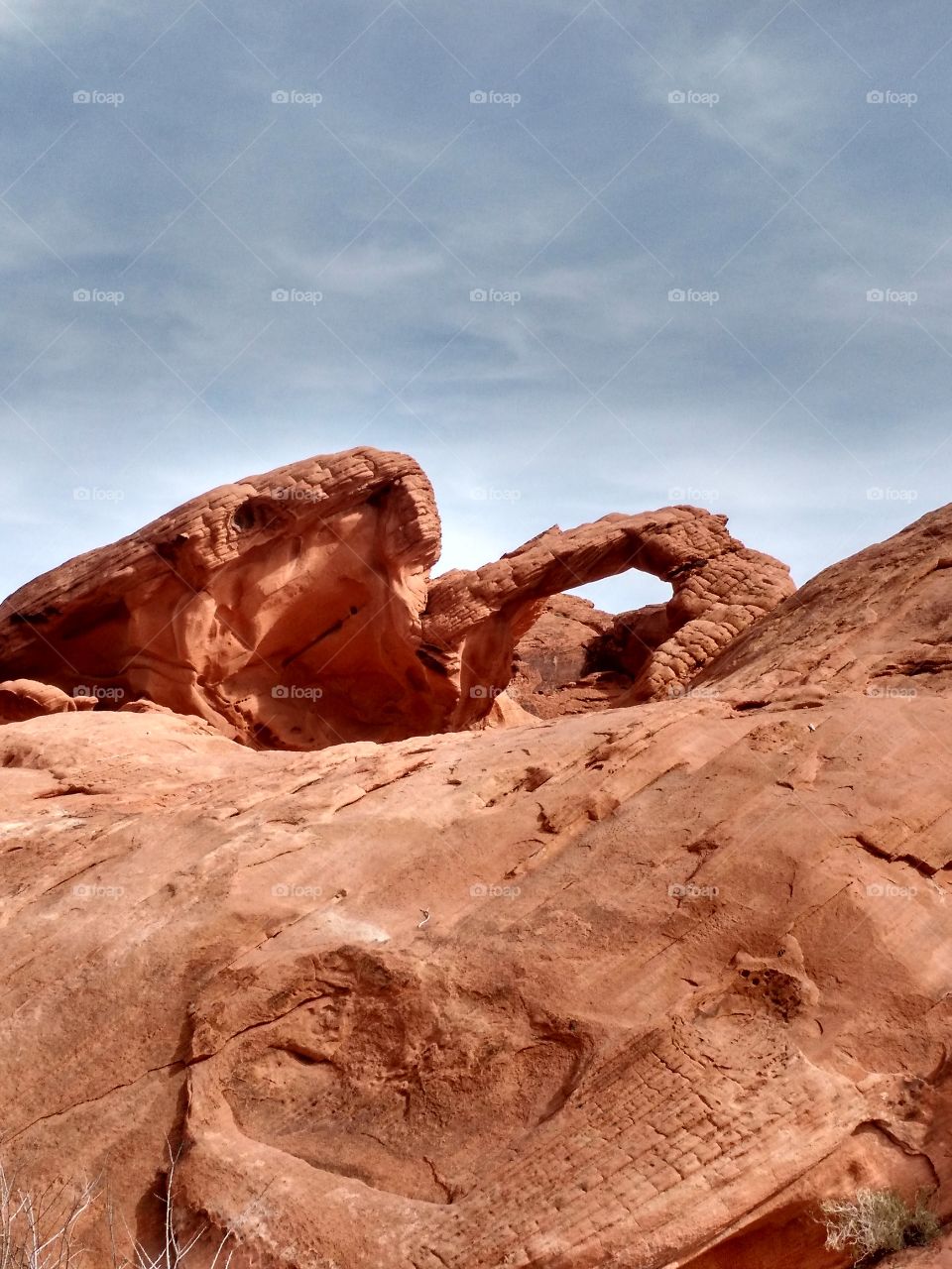valley of fire arch. February 2015