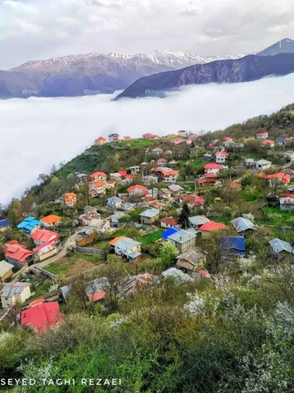 The beauty of this calm village in spring