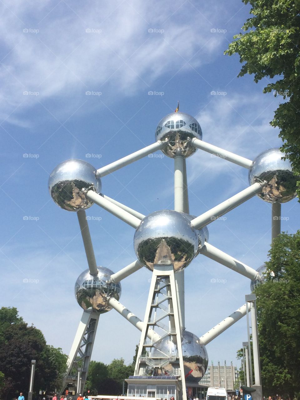 Atomium in Belgium. 