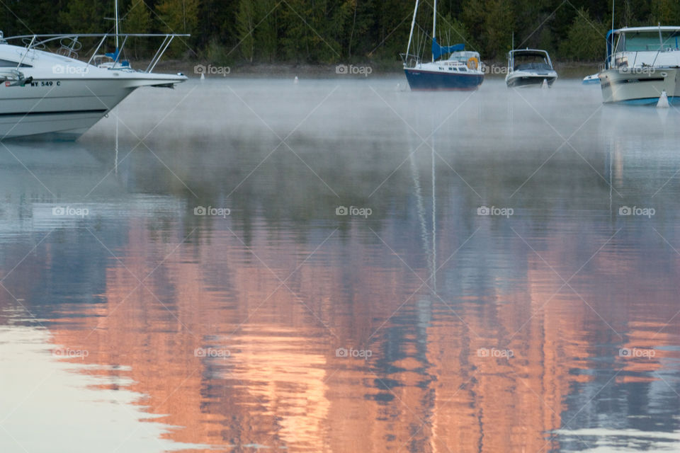 Fog in the great Tetons