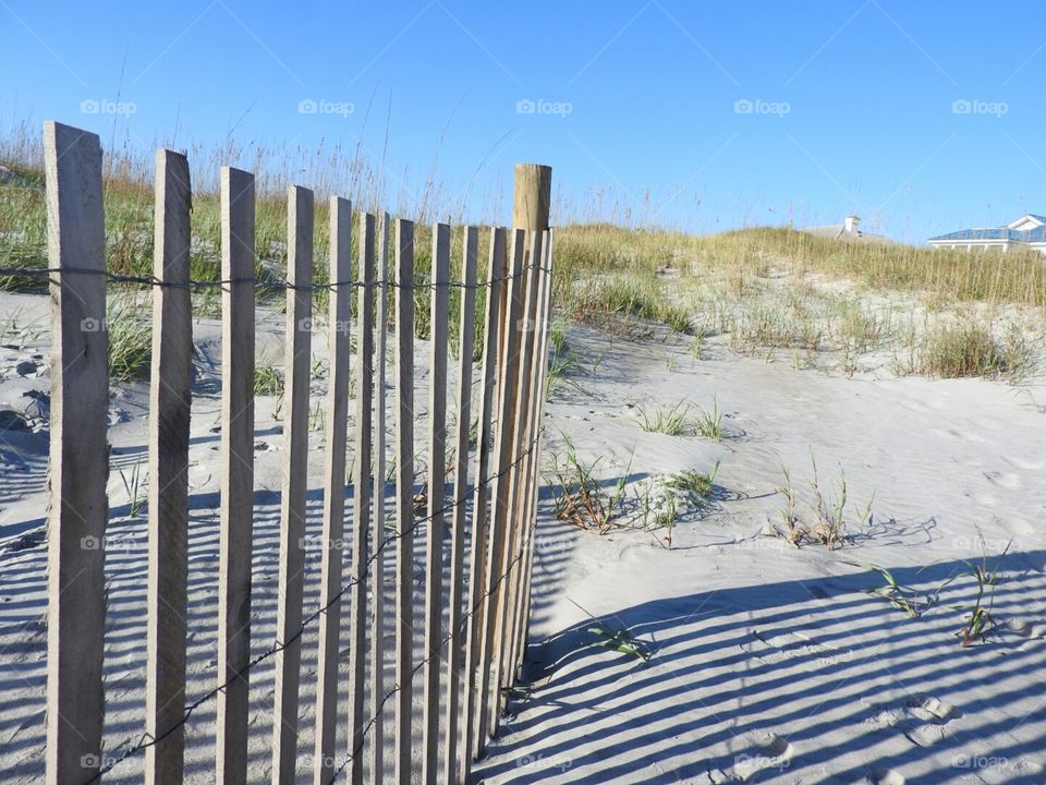 Fences by the shore