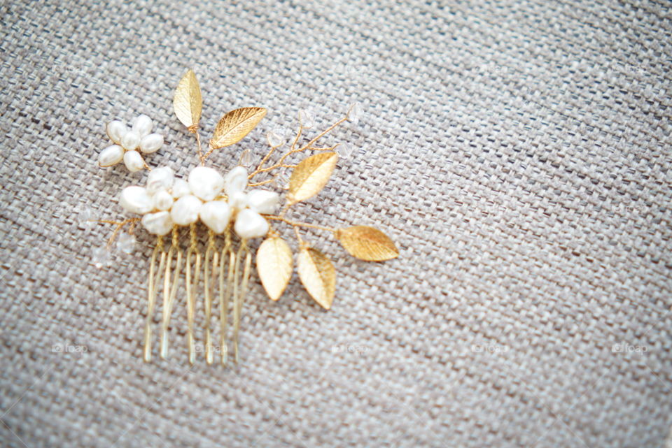 Wedding Day Hair Barrette 