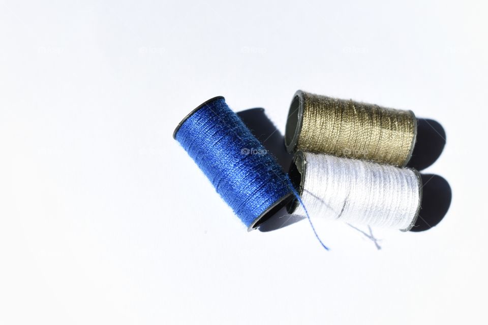 Spools of thread 