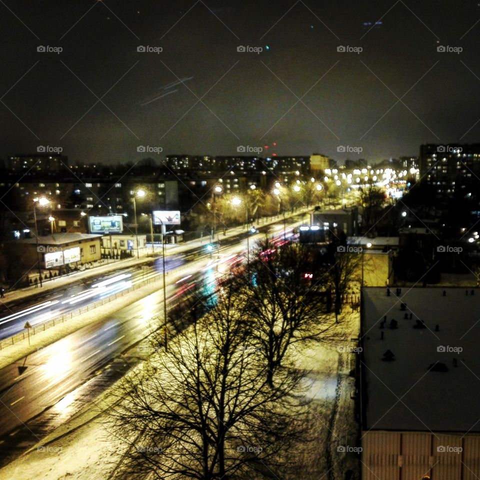 Lodz City by Night