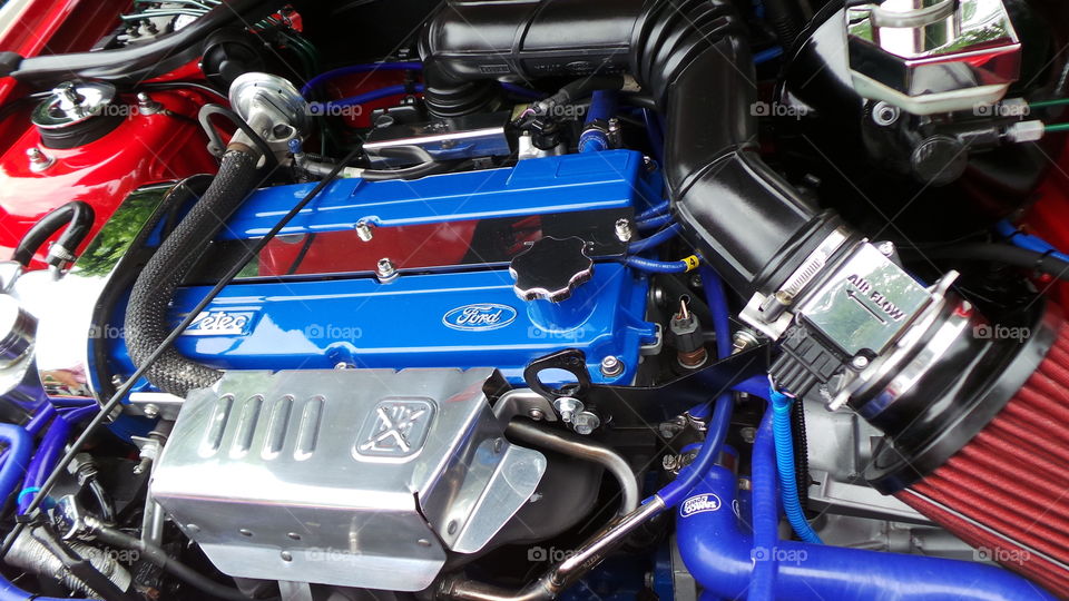 motor. under the bonnet