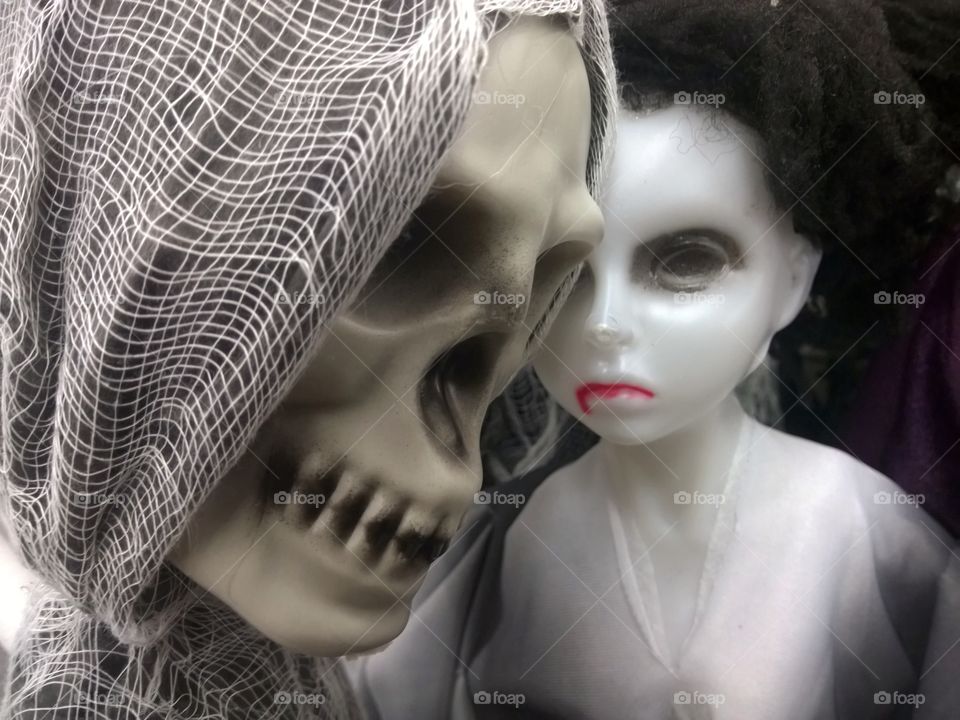 Halloween decorations.