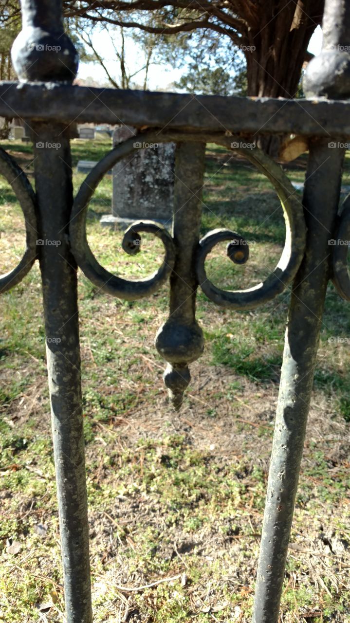 graveyard gate detail