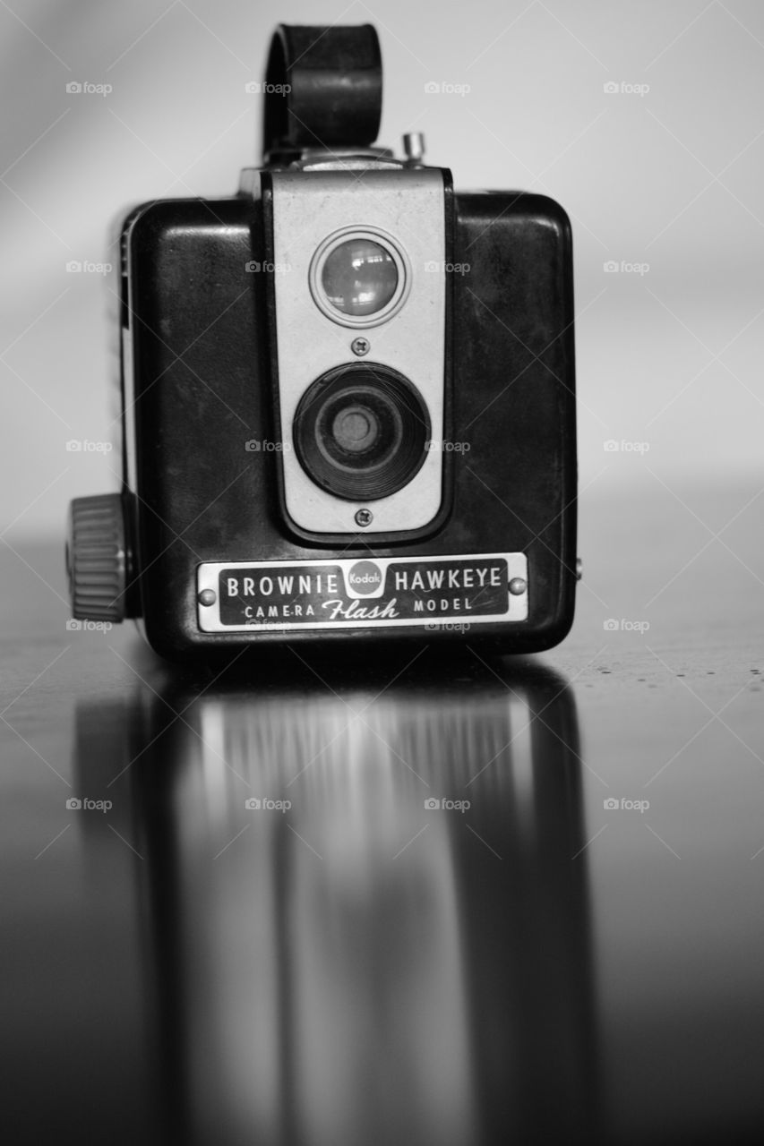 my first camera-- brownie Hawkeye