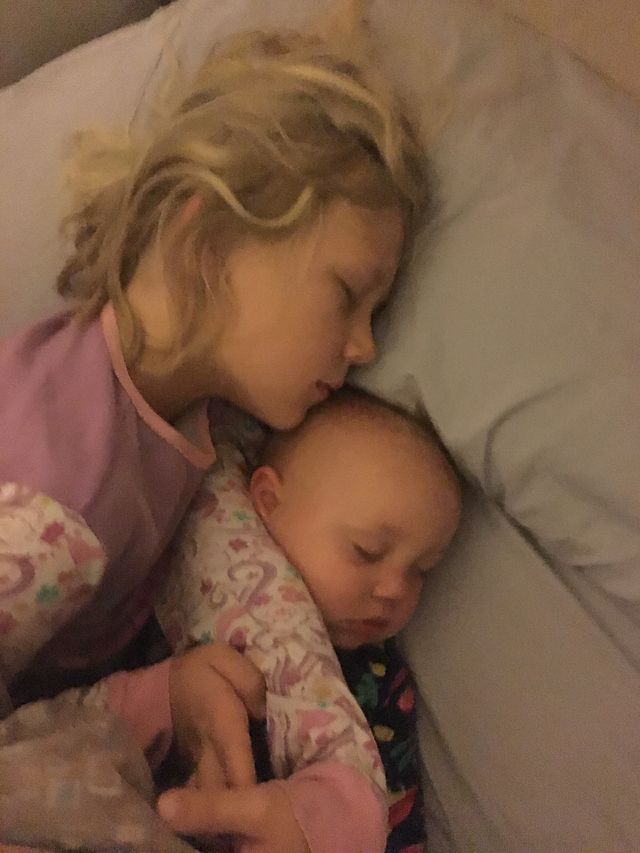 Child, Baby, Bed, Son, People