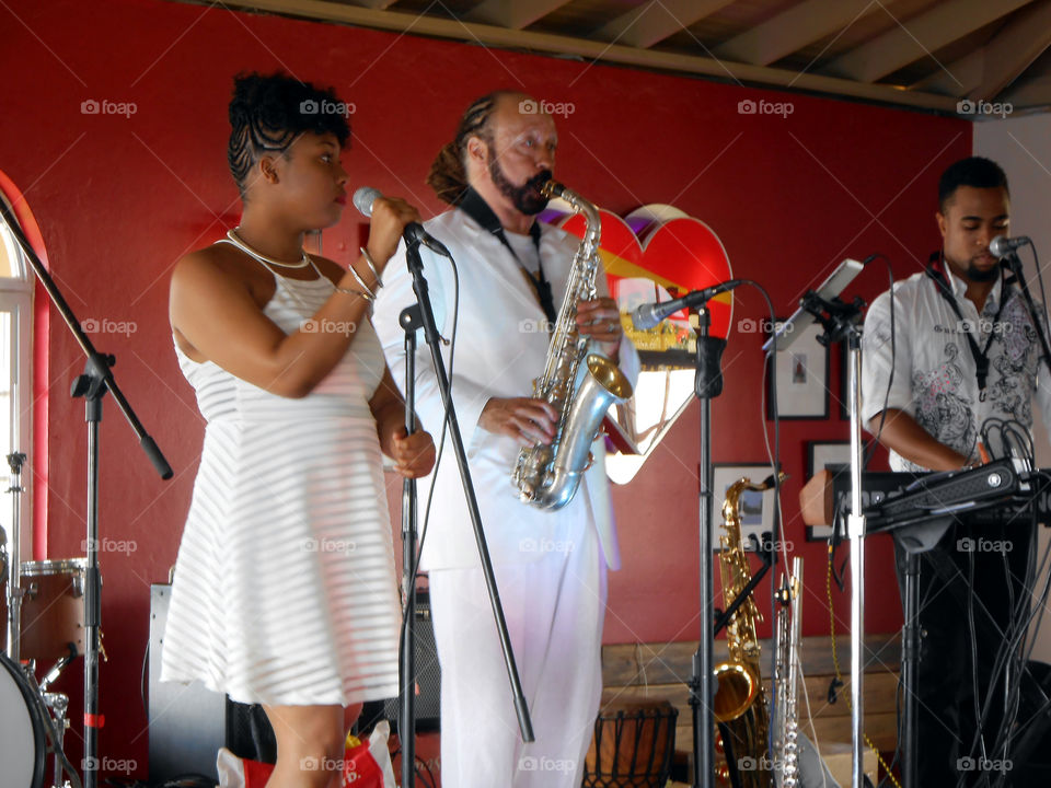 Singers Performing On Stage