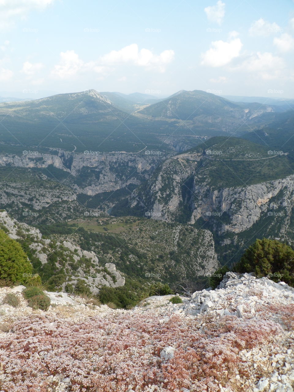 Scenic sight of the natural park Verdon in France