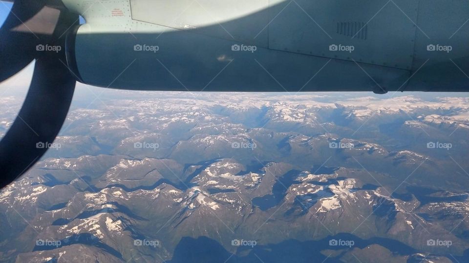 flying in the clouds