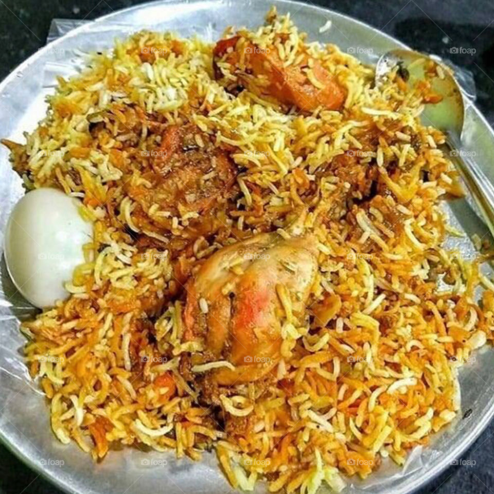 Indian Briyani  chicken 