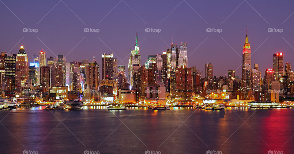 city water skyline new york by mrbrkly