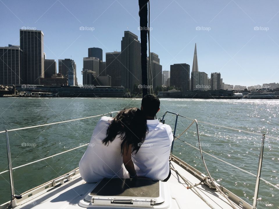 Couple on the SF Bay
