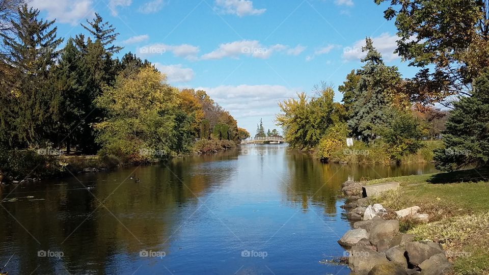 Fall afternoon in the park