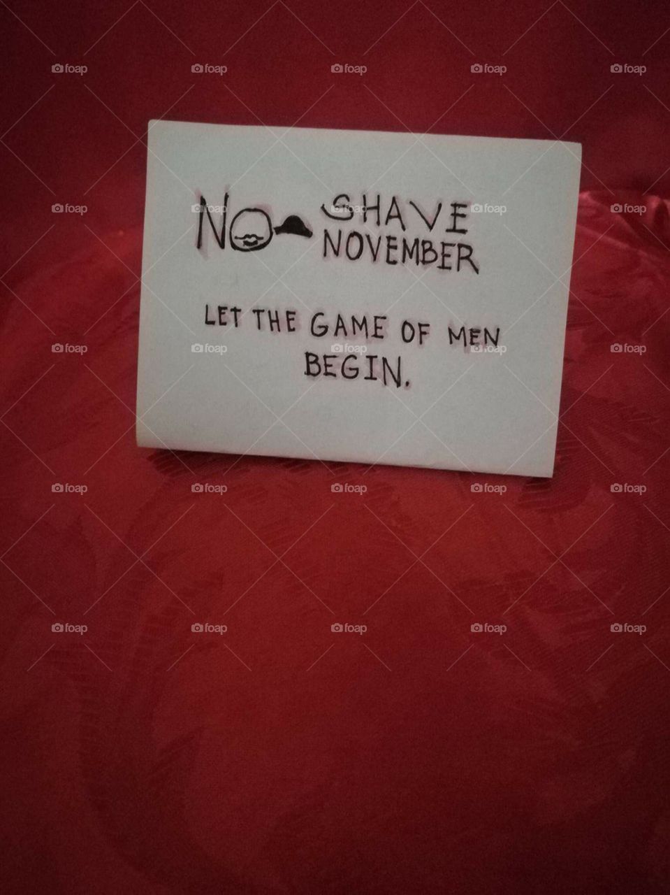No shave,November.