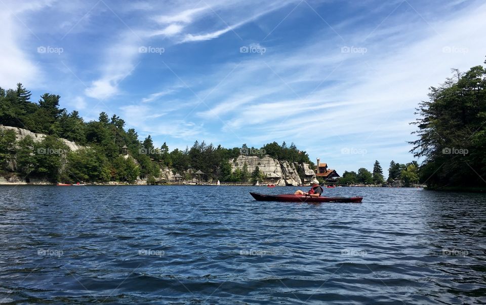 Kayaking at Mohonk