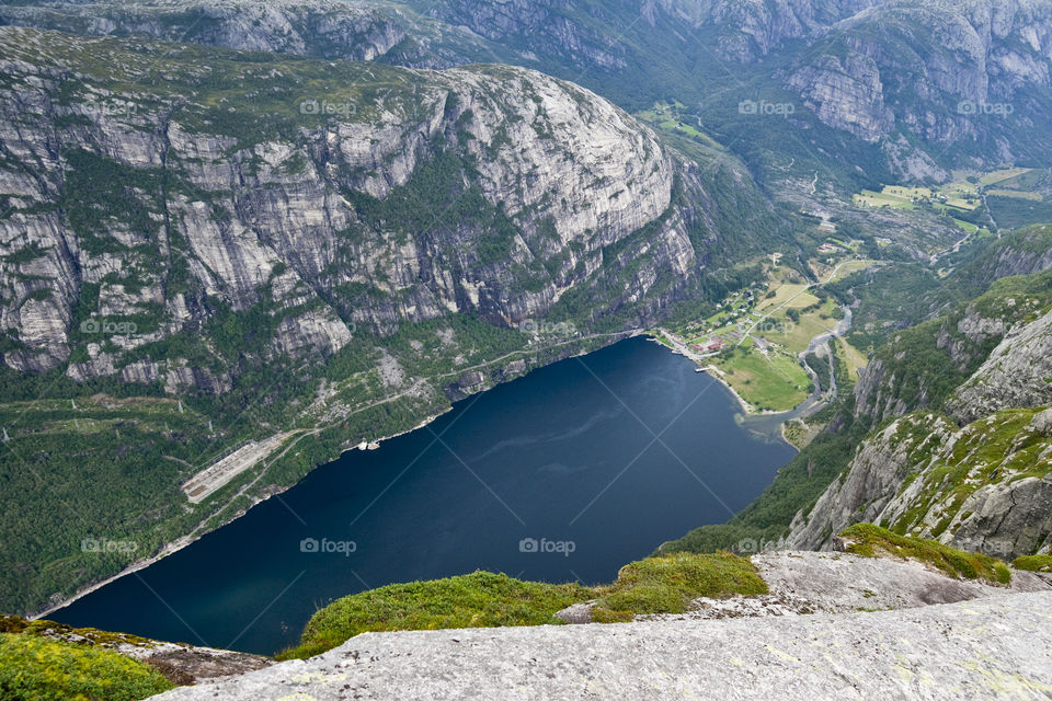 Norway. View of Lysefjord.