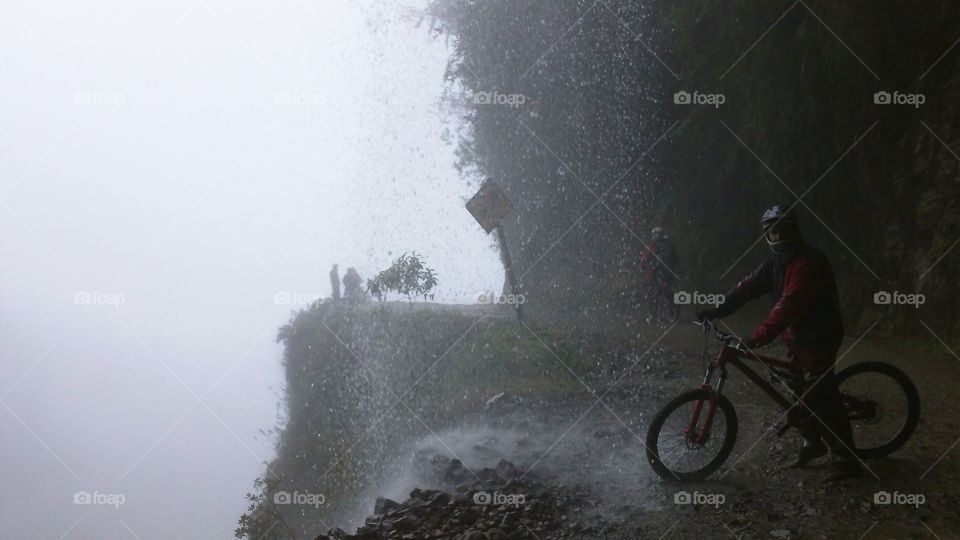 Death Road biking in Bolivia