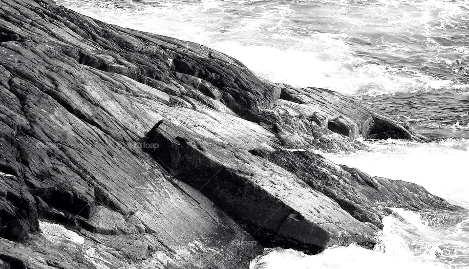 nature sea rocks waves by resnikoffdavid