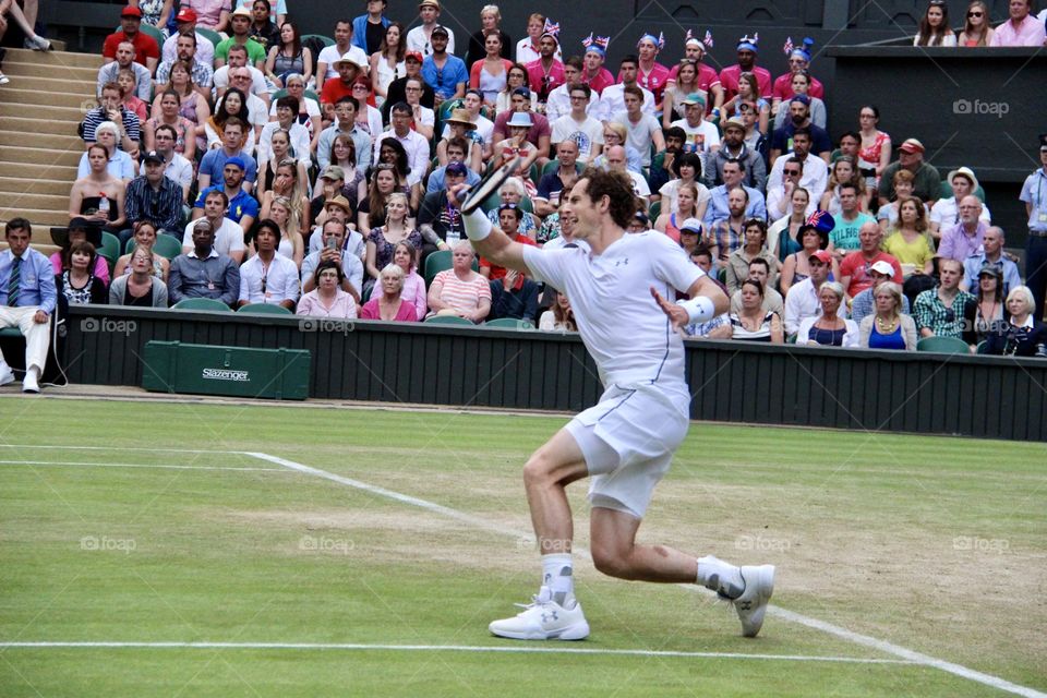 Andy Murray Serving For The Win