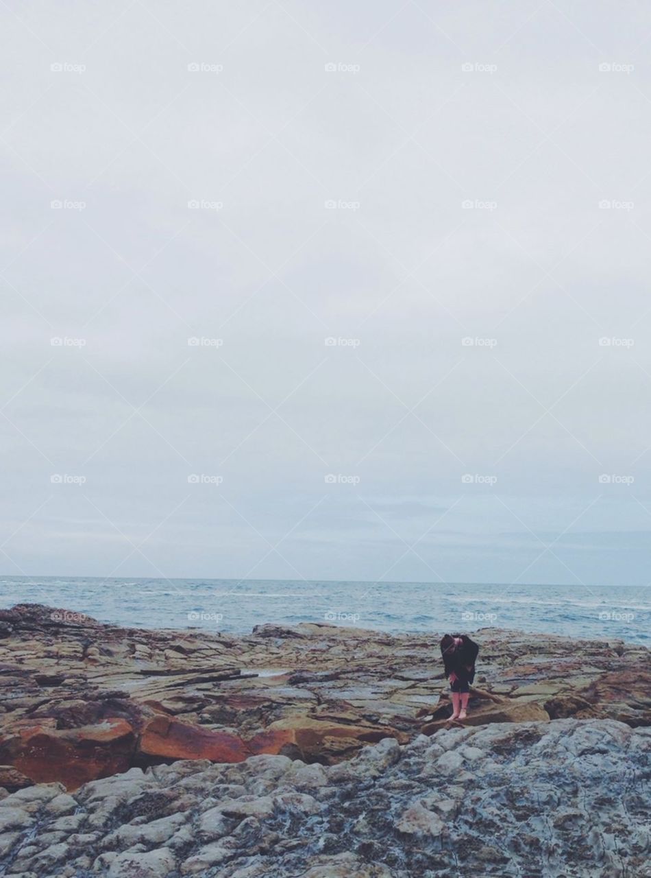 Exploring rock pools