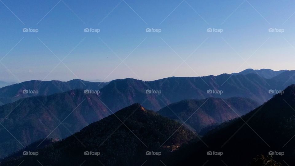 A beautiful mountain scene