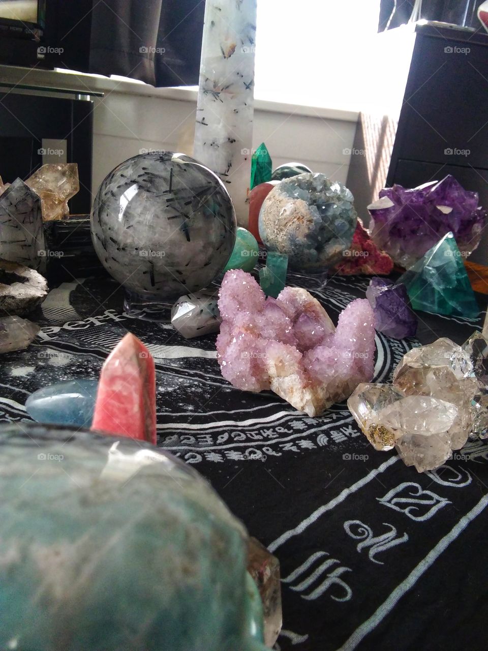 So many sparkly, colorful crystals! You can never have too many! These are from my personal collection.