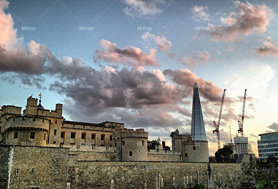 london tower castle shard by angeljack