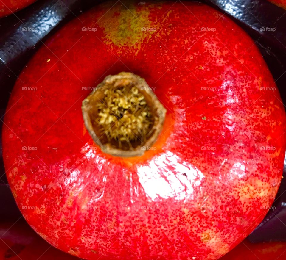Red Pomegranate upclose
