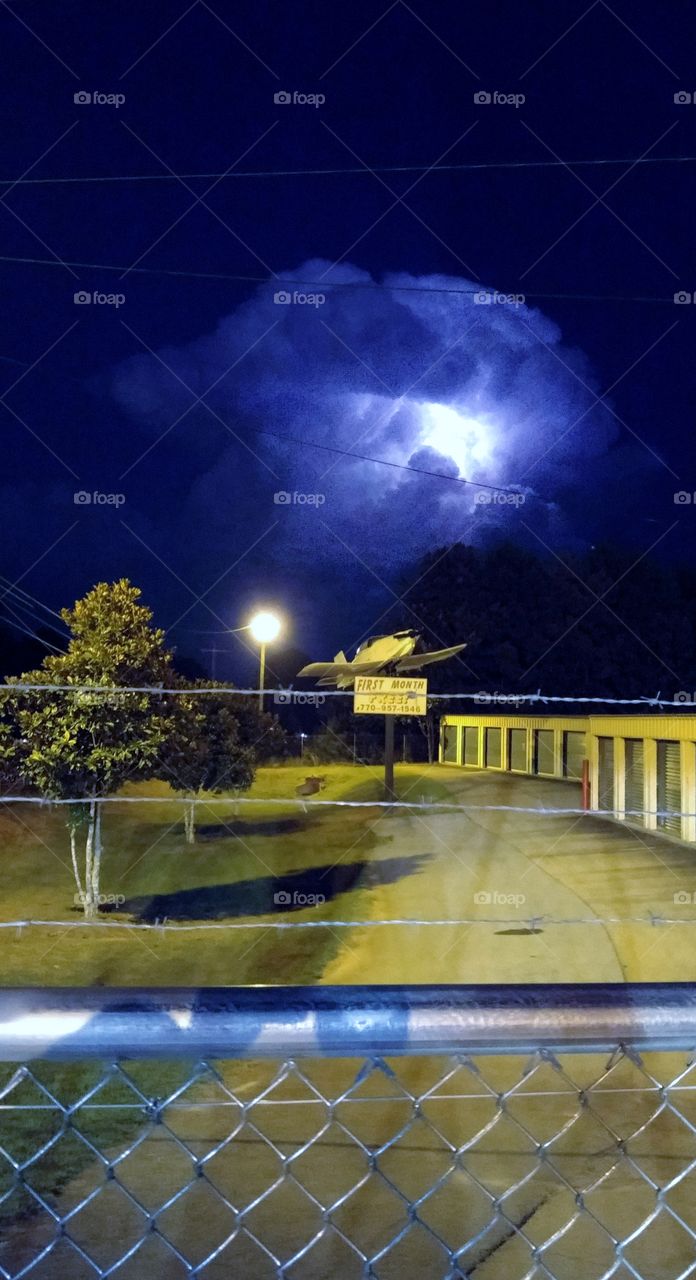 Stormy night in Georgia