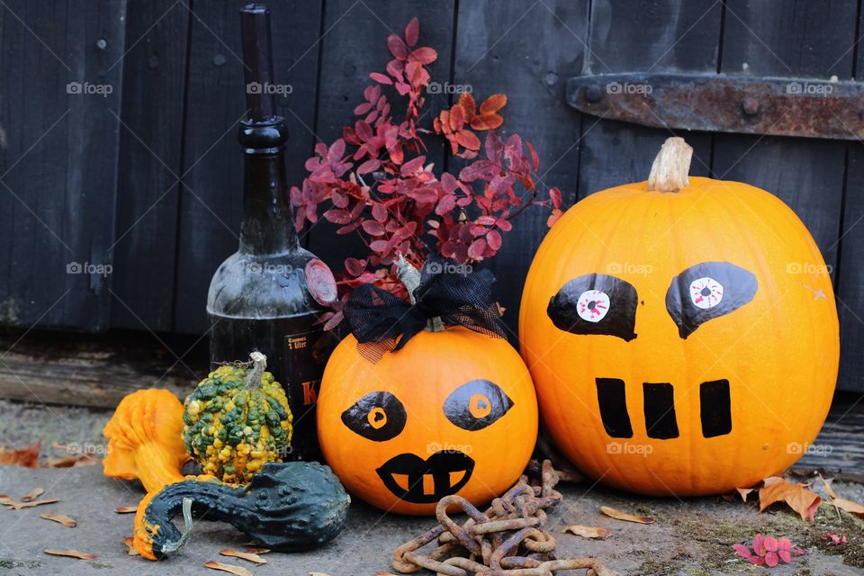 Halloween pumpkin decoration