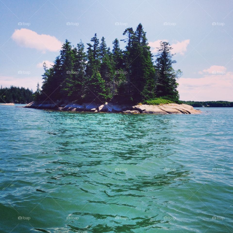 Little island in Maine 