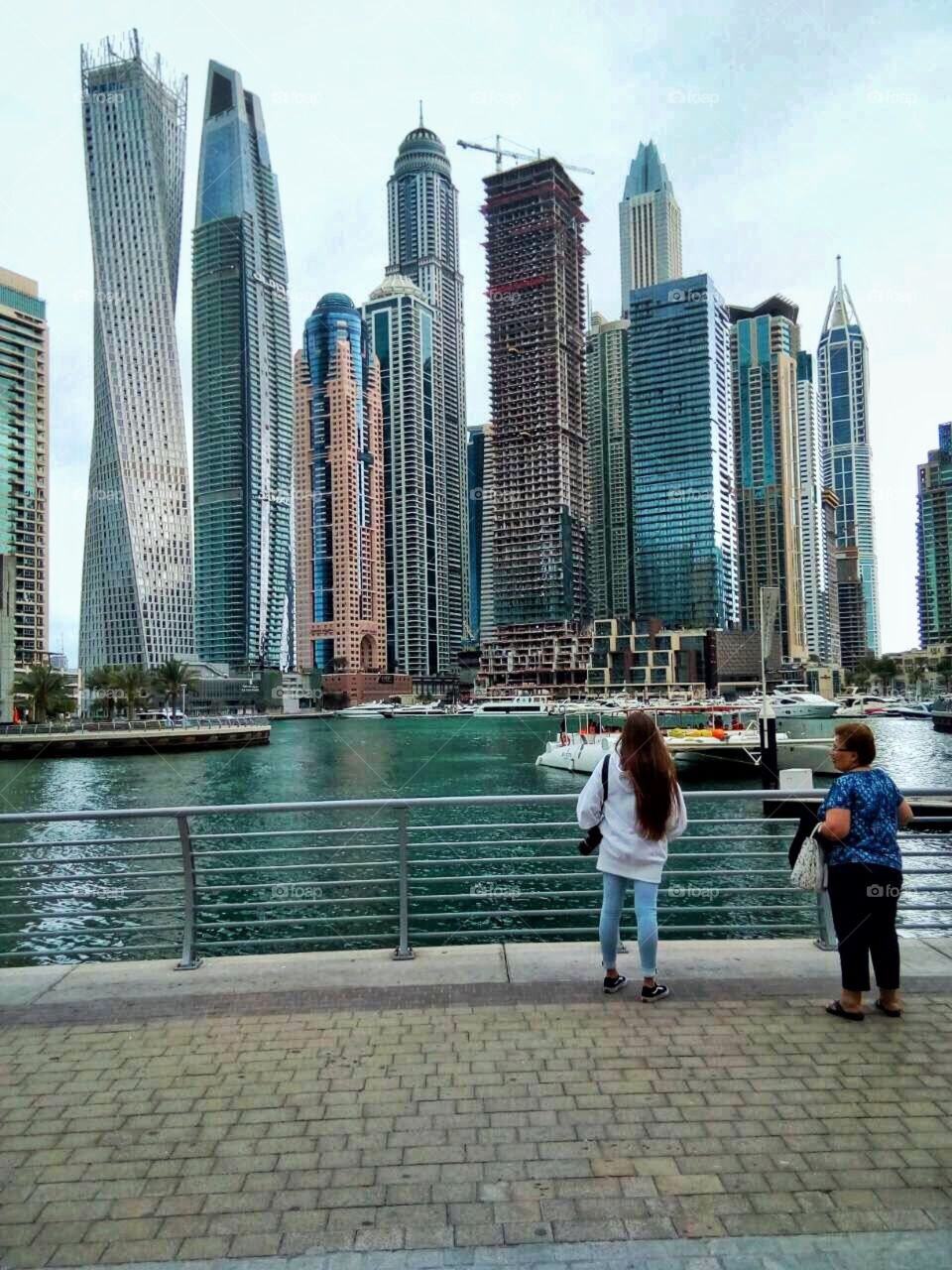 skyscrapers, city, Dubai