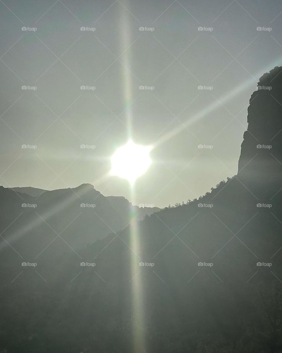 The sun shining’s above and below !!!