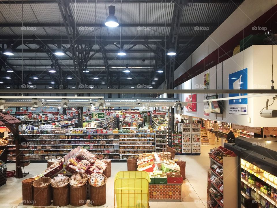 Supermarket in Frankfurt 