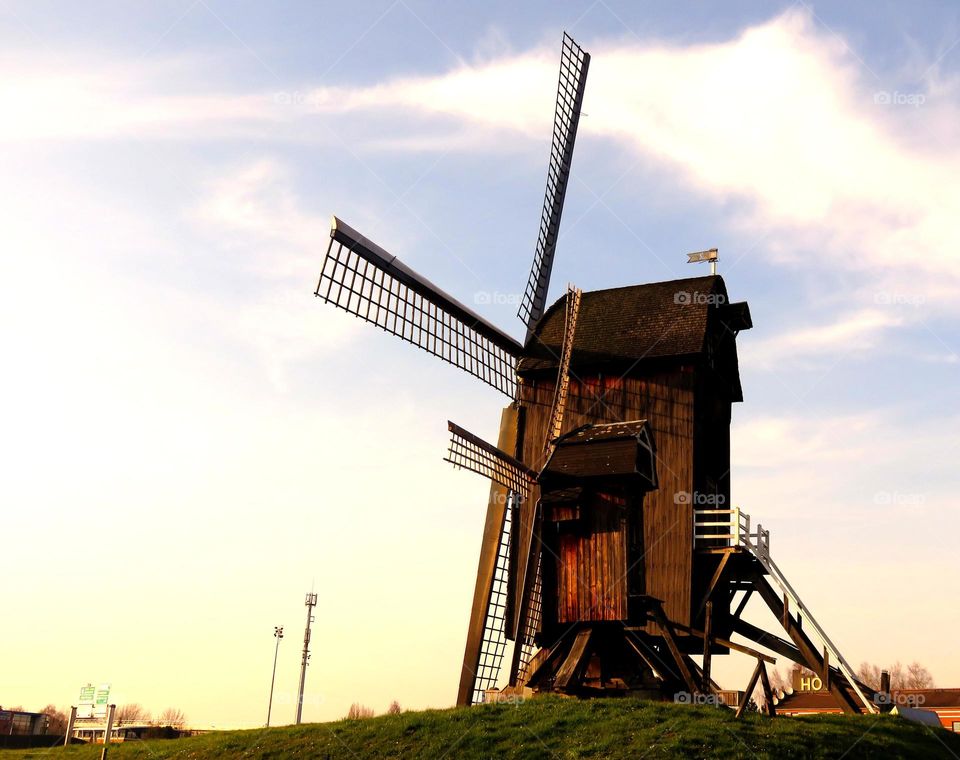 mummy windmill and baby windmill