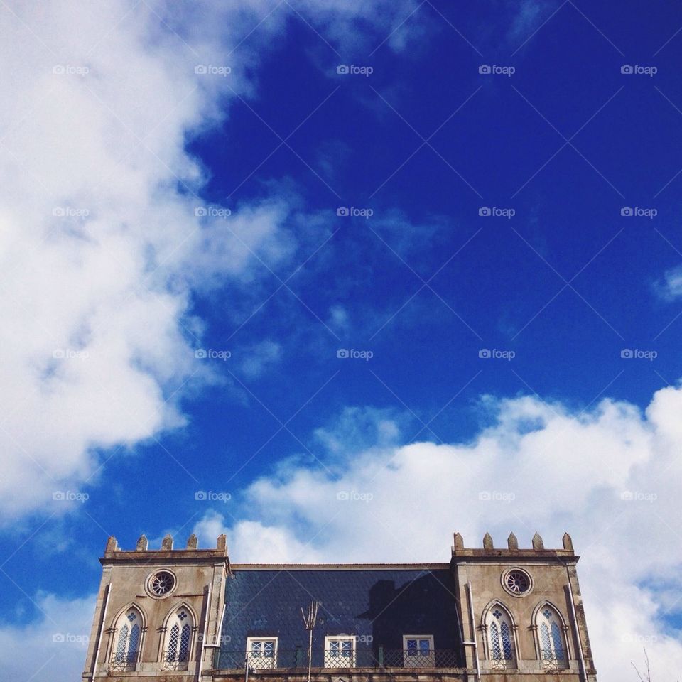 Building and blue sky