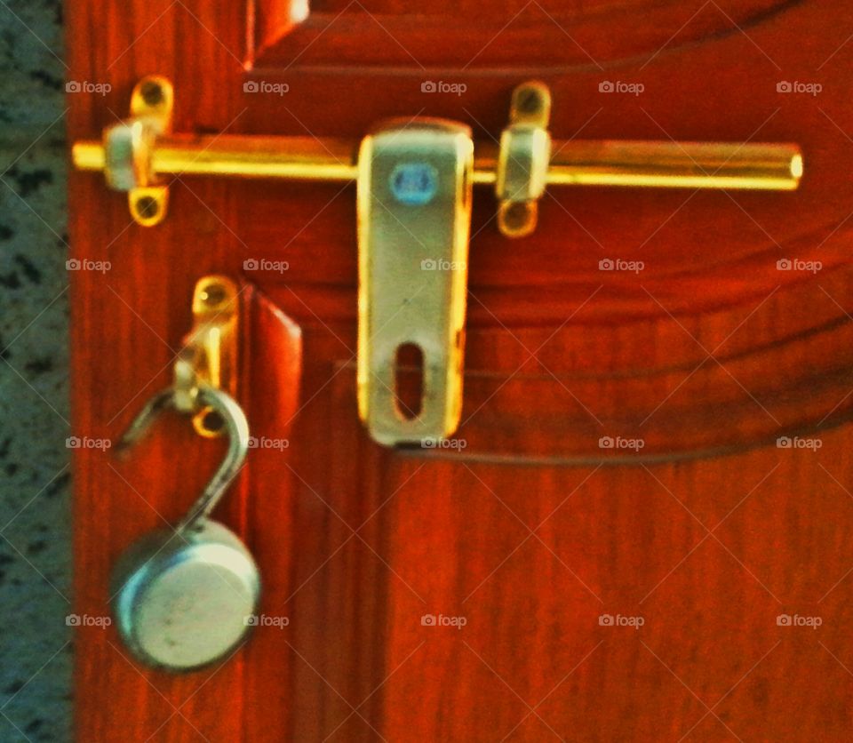 secure. Lock the door