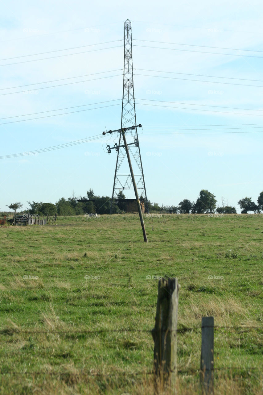 old broken telecoms equipment