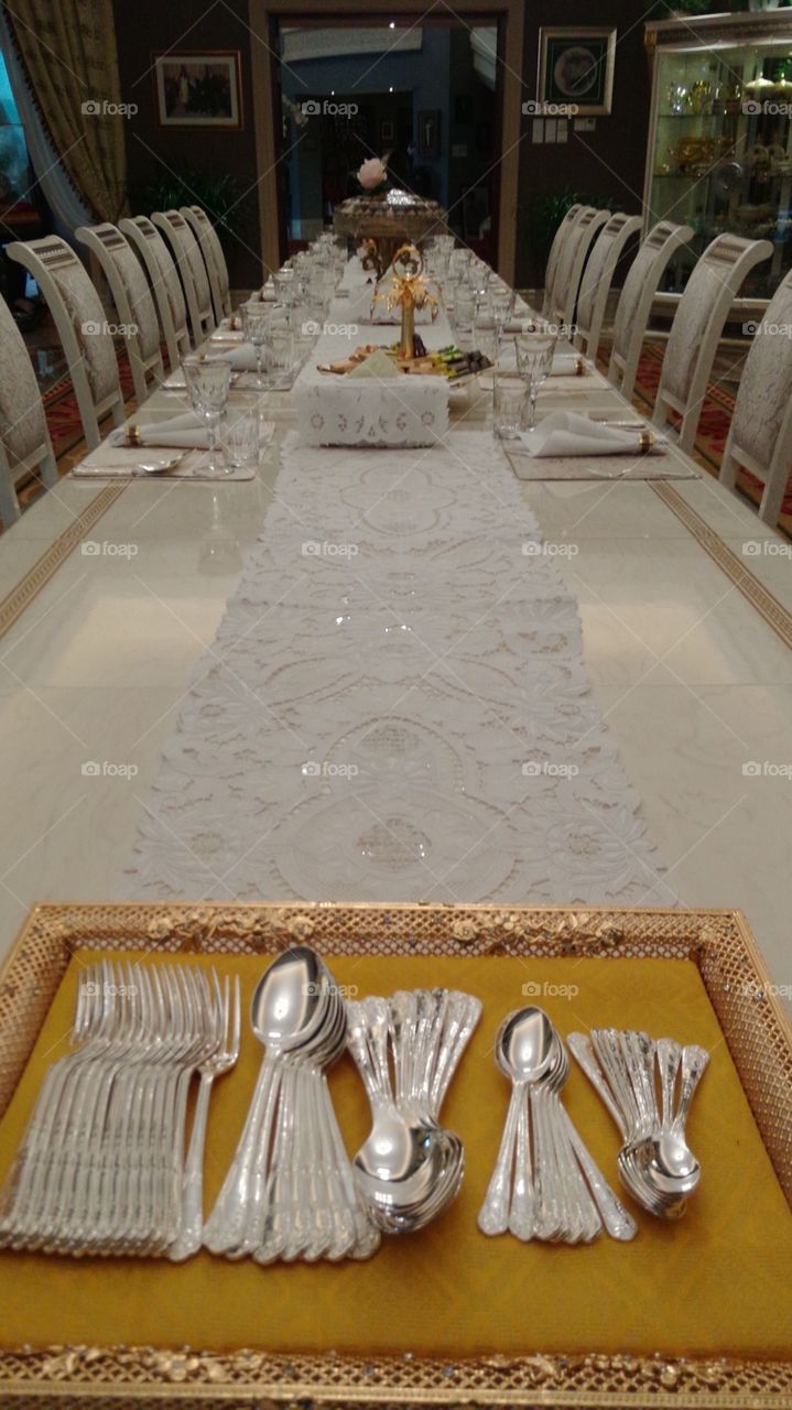 table room dinner Ministry embassy n ambassador,,,in the hotel indonesiw