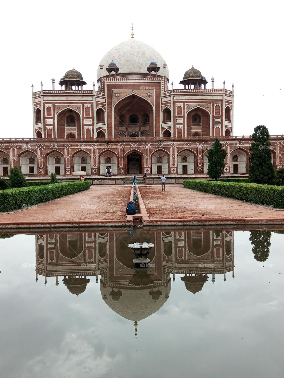 Wonderful Reflection of Humayun Tomb in the water.