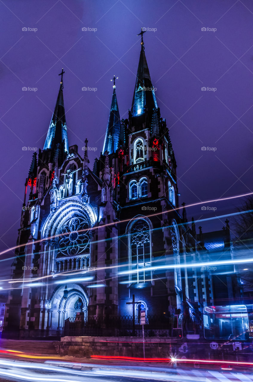 St. Olga and Elizabeth cathedral in Lviv city